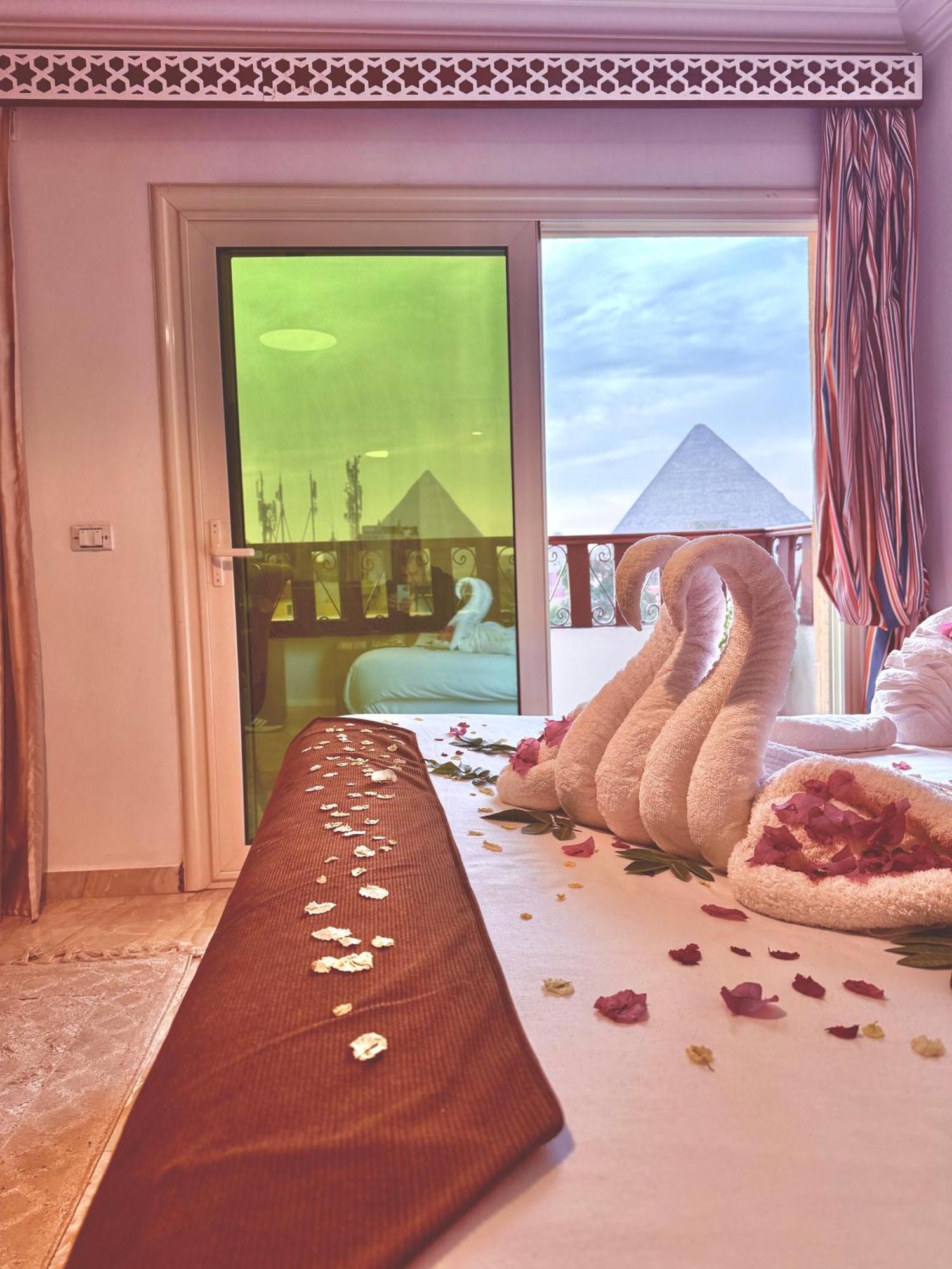 Flower Pyramids Inn Kafret el-Gabal 外观 照片