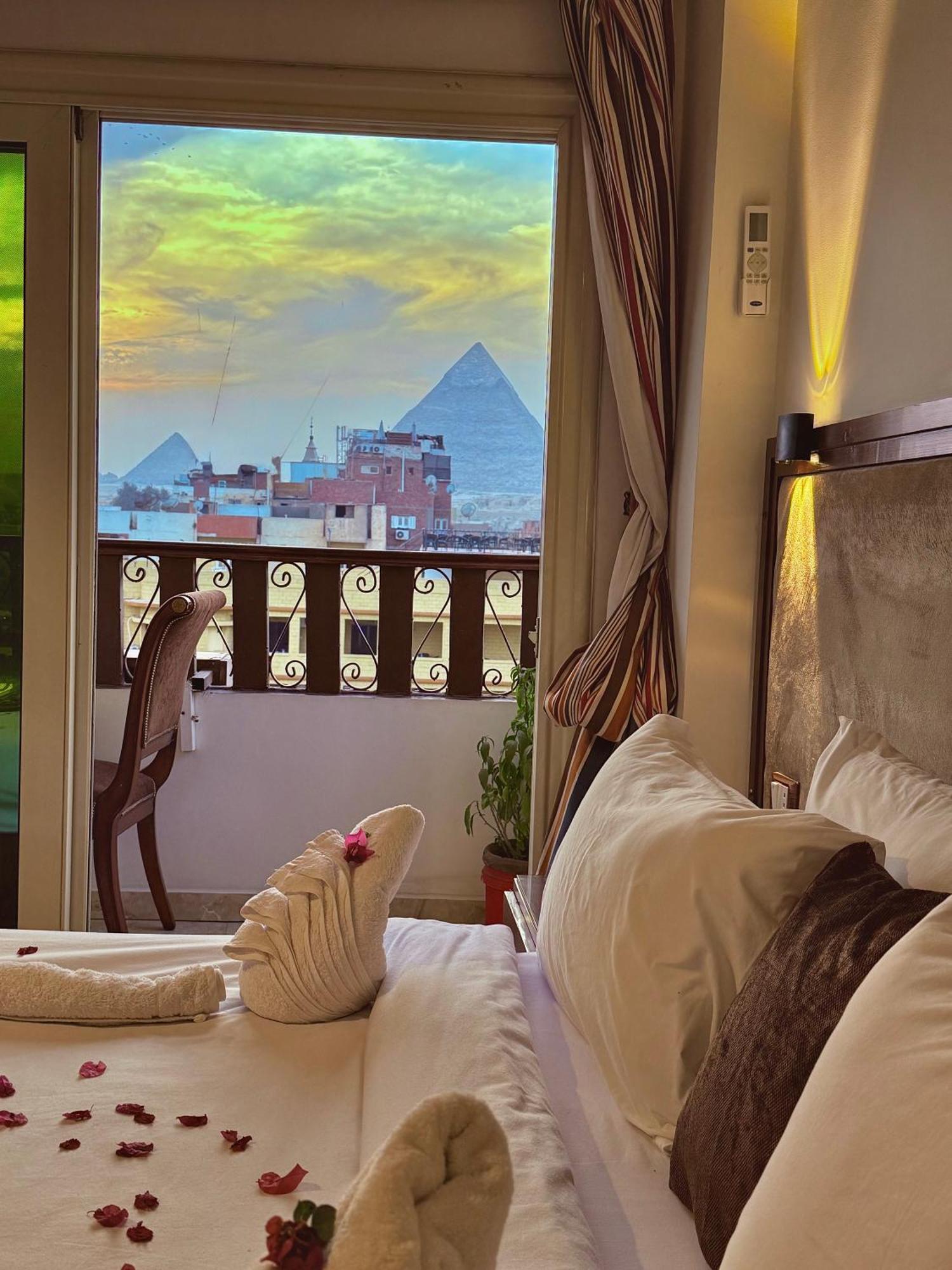 Flower Pyramids Inn Kafret el-Gabal 外观 照片