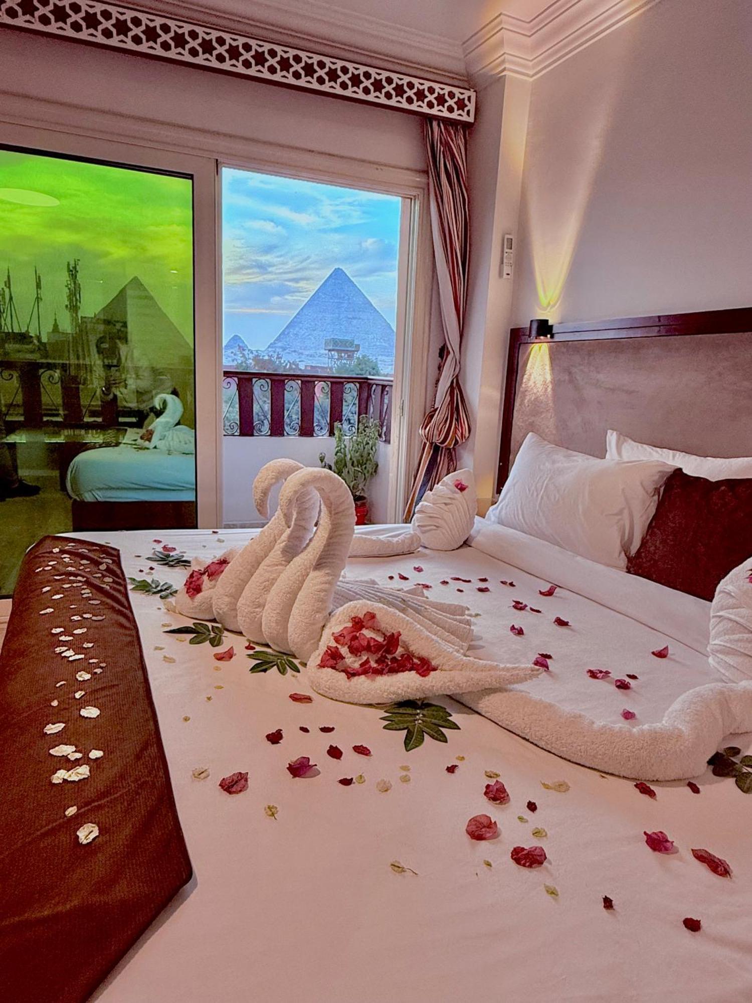 Flower Pyramids Inn Kafret el-Gabal 外观 照片